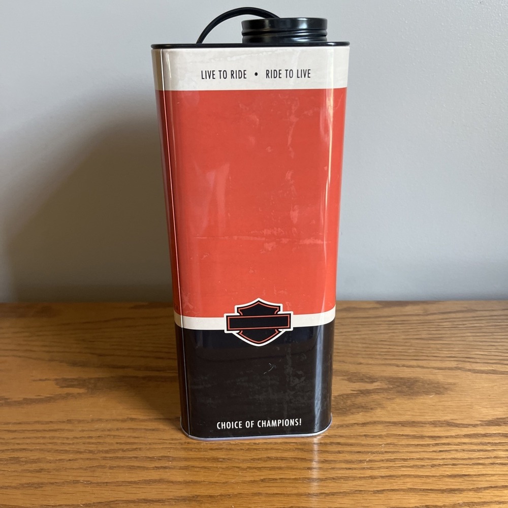 Harley-Davidson Roadhouse Collection Tin Metal Container Collectible Oil Can - Picture 5 of 13